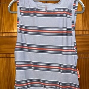 NWT FP Movement by Free People Striped Tank Top - Blue and Red Large